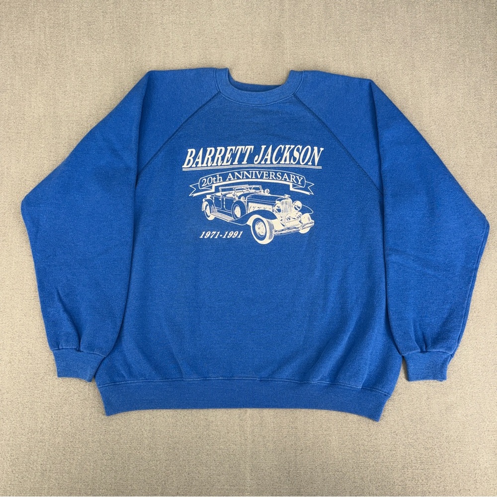 90’s Barrett-Jackson Crewneck Men’s XXL or XL Classic Cars Auction Sweatshirt
